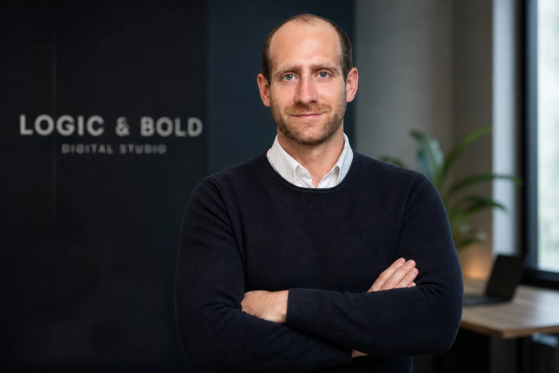 Im Studio Logic & Bold in Tübingen
